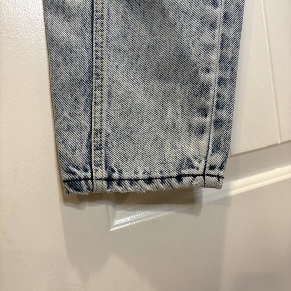 Vintage PS Gitano 80's Style High Waist Baggy Jeans Acid Wash Women's 10 Short - Picture 3 of 13